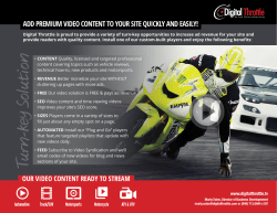 flier - Digital Throttle