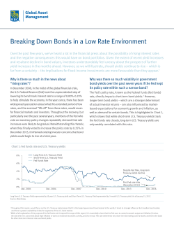 Breaking Down Bonds in a Low Rate Environment