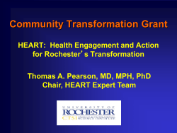 Health Engagement and Action for Rochester`s Transformation
