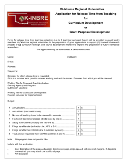 Oklahoma INBRE Program