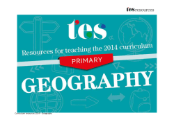 KS2 Geography - Moore Teachers