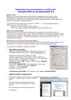 formato PDF/A nei documenti R.I