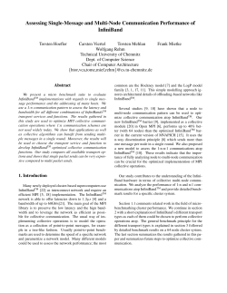 Assessing Single-Message and Multi-Node