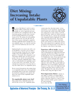 Diet Mixing - Practical Farmers of Iowa