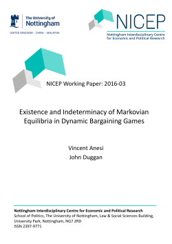 Existence and Indeterminacy of Markovian Equilibria in Dynamic