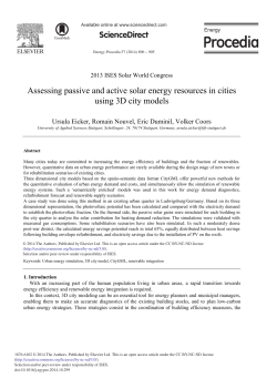 Assessing Passive and Active Solar Energy