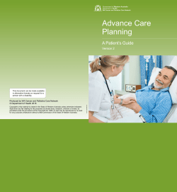 Advance Care Planninge