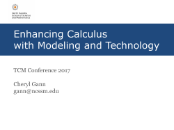 pptx Cheryl Gann_Enhancing Calculus presentation
