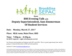 meet sam zimmerman @ bhs