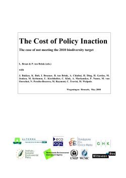 The Cost of Policy Inaction