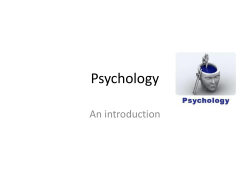 Introduction to Psychology 1-1