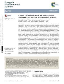 Carbon dioxide utilisation for production of