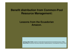 Benefit distribution from common