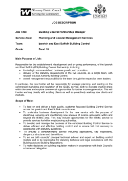 job title - Ipswich Borough Council