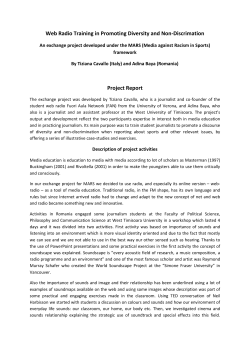 Project Report - Council of Europe