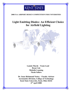 Light Emitting Diodes: An Efficient Choice for Airfield Lighting