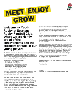 RFU Press Release