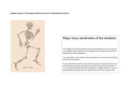 Applied Anatomy, Physiology and Biomechanics for Physiotherapy