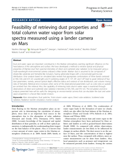 Feasibility of retrieving dust properties and total column water vapor
