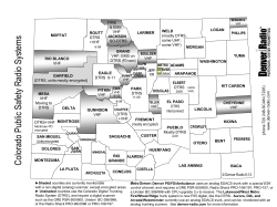 Colorado Public Safety Radio Systems