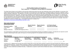 Drinking Water Quality and Compliance