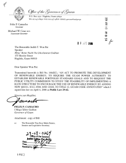 Guam Public Law 29-62