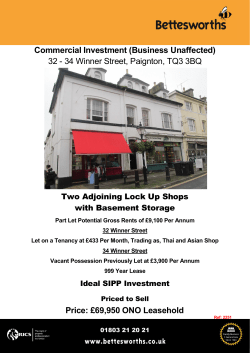 32 - 34 Winner Street, Paignton, TQ3 3BQ Price