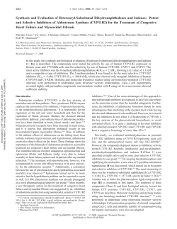 Synthesis and Evaluation of Heteroaryl-Substituted