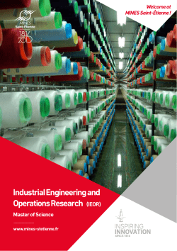 Industrial Engineering and Operations Research (IEOR)