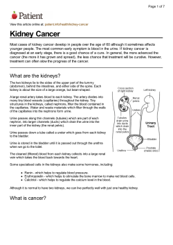Kidney Cancer
