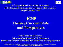 ICNP Danish Institute for Health and Nursing