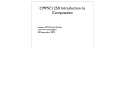 CMPSCI 250: Introduction to Computation
