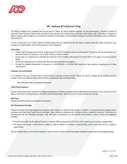 RE: Alabama SIT Electronic Filing