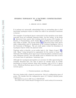 arXiv:math/0009118v1 [math.HO] 12 Sep 2000