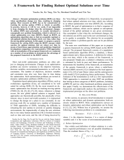 A Framework for Finding Robust Optimal Solutions