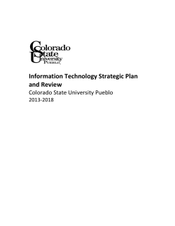 Information Technology Strategic Plan and Review - CSU