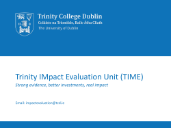 TIME_Presentation - Trinity College Dublin