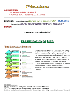 How are plants like other life? 01/11/2016