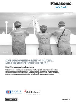 exmar ship management converts to a fully digital auto