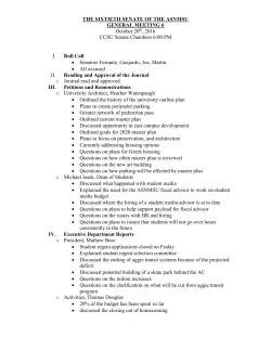 ASNMSU Meeting Minutes 10-20-2016