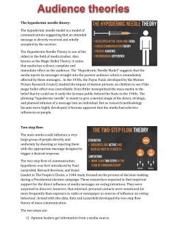 Audicen theory hand out