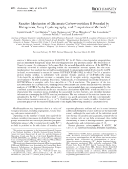 Reaction Mechanism of Glutamate Carboxypeptidase II Revealed by