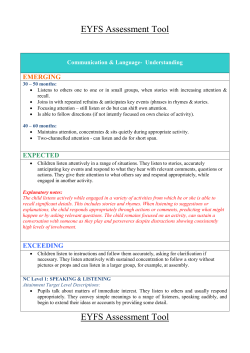 EYFS Assessment Tool