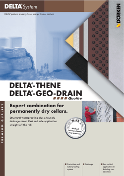 DELTA&reg;-THENE / DELTA&reg;-GEO-DRAIN Quattro