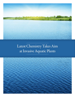 Latest Chemistry Takes Aim at Invasive Aquatic Plants