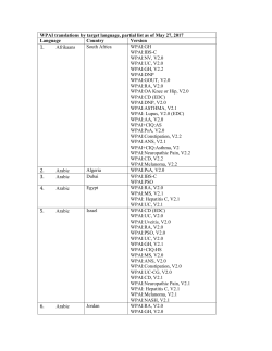 WPAI by target language
