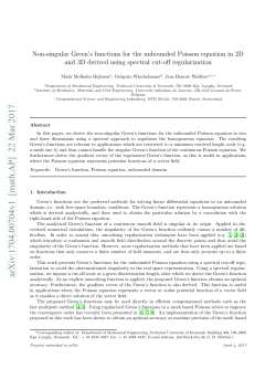 Non-singular Green`s functions for the unbounded Poisson equation