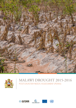 malawi drought 2015-2016 - International Recovery Platform