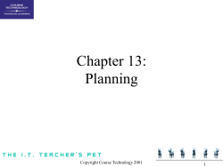 Planning