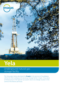 Underground natural gas storage facility